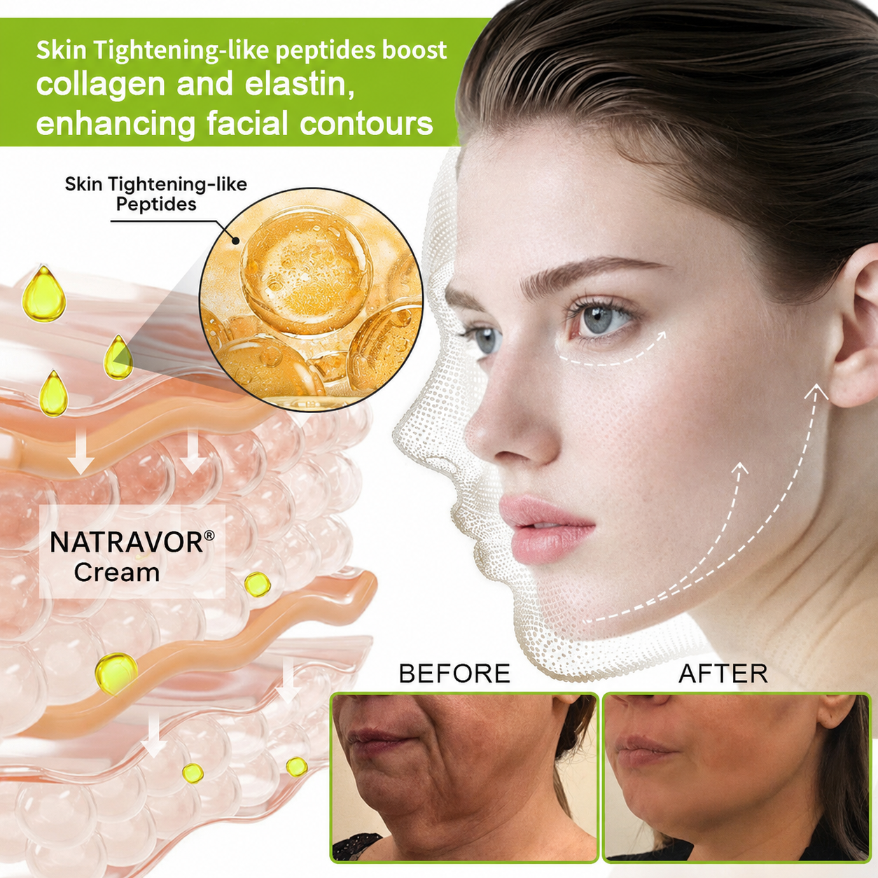 🧠👨⚕️Made and shipped from the USA 💫NATRAVOR® Botox & Vita-A Retinol Shot Wrinkle-Lift Tightening cream - Last Day Promotion 70% OFF