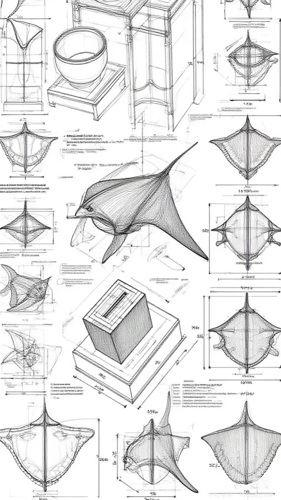 Handcrafted Walnut Manta Ray Automaton – The Ocean’s Silent Glider🎁Buy 2 Free Shipping✈️