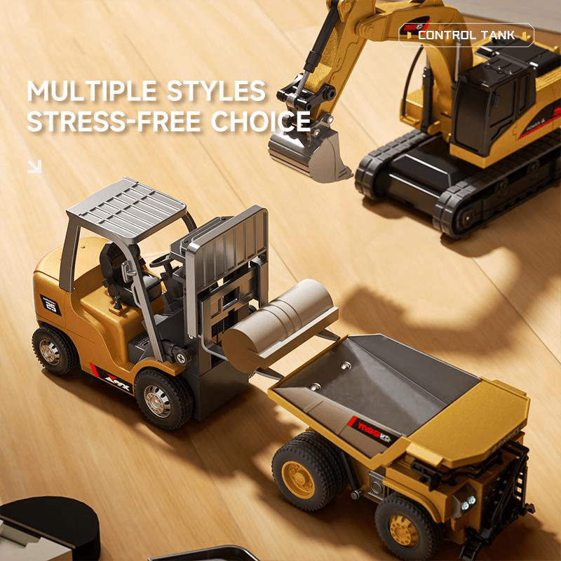 ๐ 1:64 Premium Alloy Mini RC Construction Set