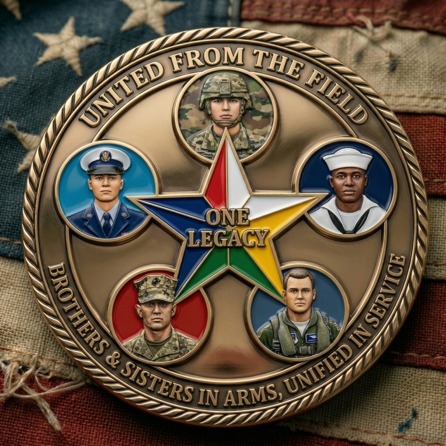 ⚡️Last Day 49% OFF - DD-214 Unity Veteran Commemorative Coin 🇺🇸