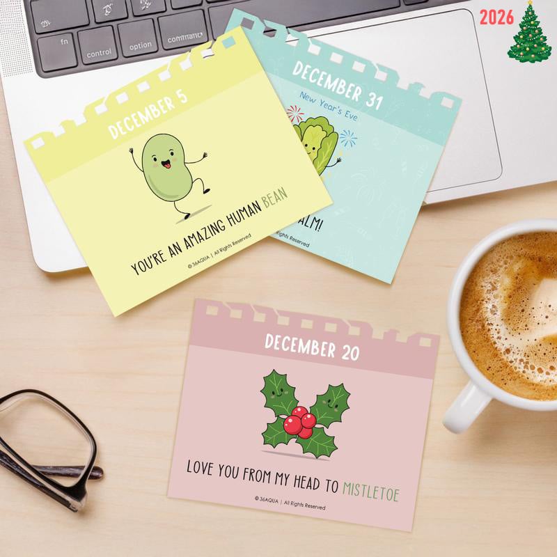 đ„Last Day 50% OFFâš2026 Punny Motivational Desk Calendarđ