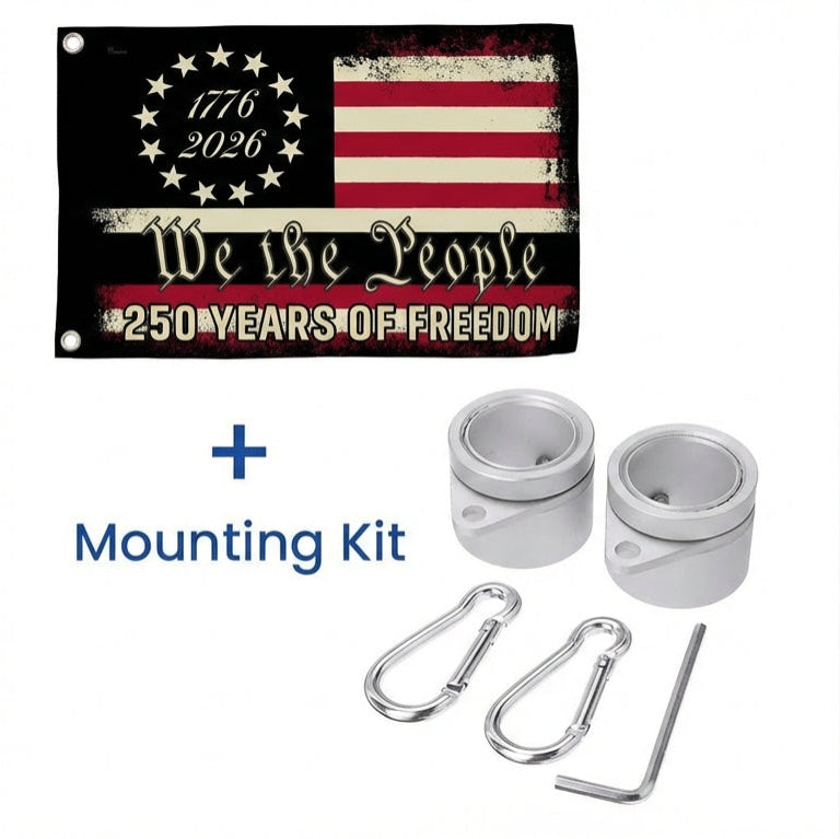 We The People 250 Grommet Flag for Semiquincentennial 3-Day Shipping