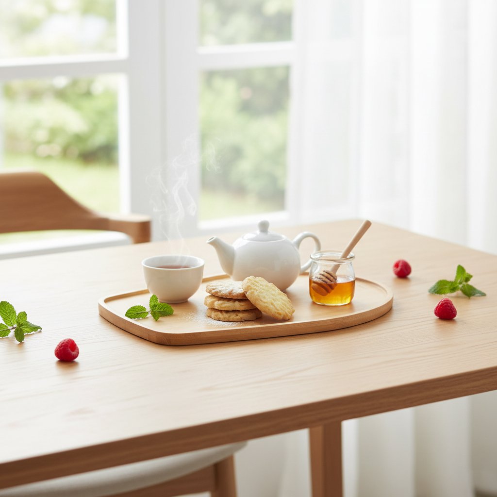 🔥 Handmade Bamboo Mixer Mobile Tray, Waterproof, Anti-Slip & Corrosion-Resistant