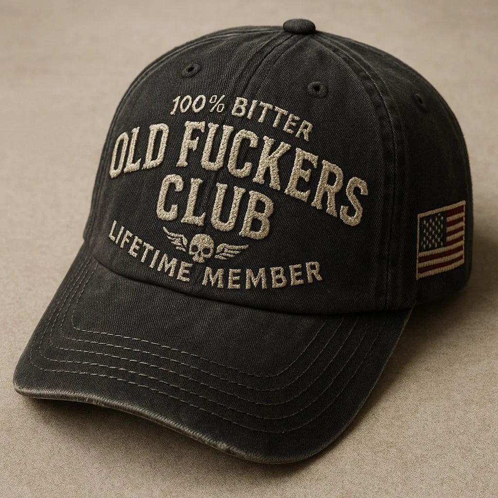 🔥Old Fuckers Club-Vintage Baseball Cap