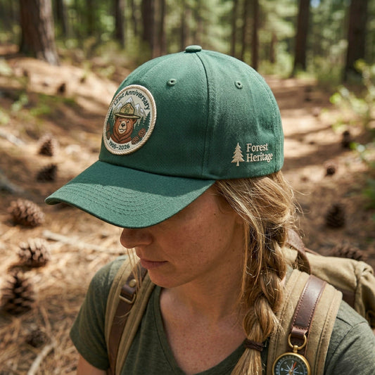 🌲USDA Forest Service 121st Anniversary Cap - Limited Edition Ranger Bear Hat
