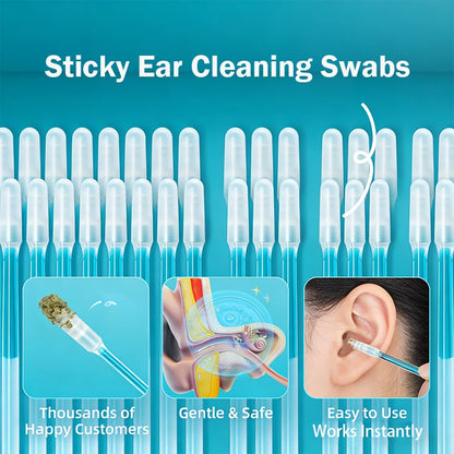 🔥Last Day 70% OFF💦  Sticky Ear Cleaning Sticks - Gentle, Visible Ear Care 👂