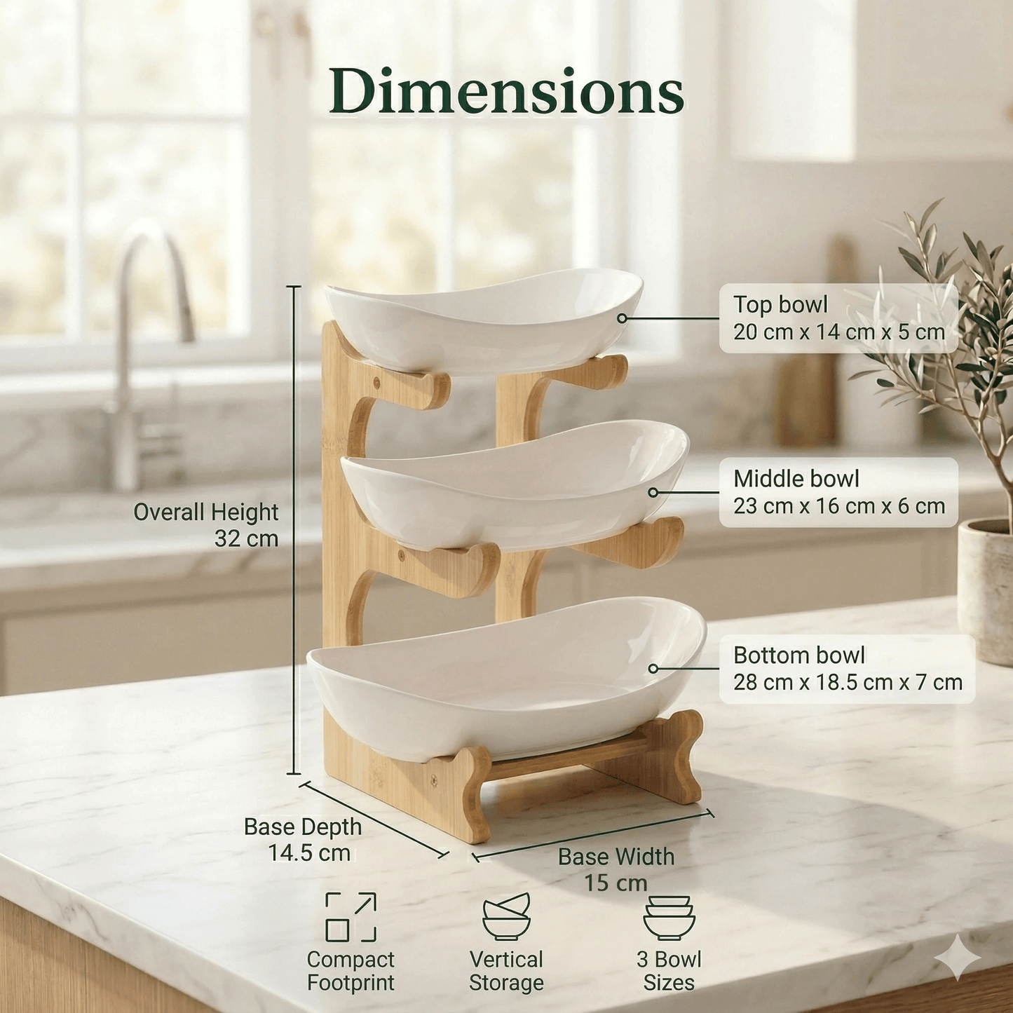 3 Tier Countertop Organizer