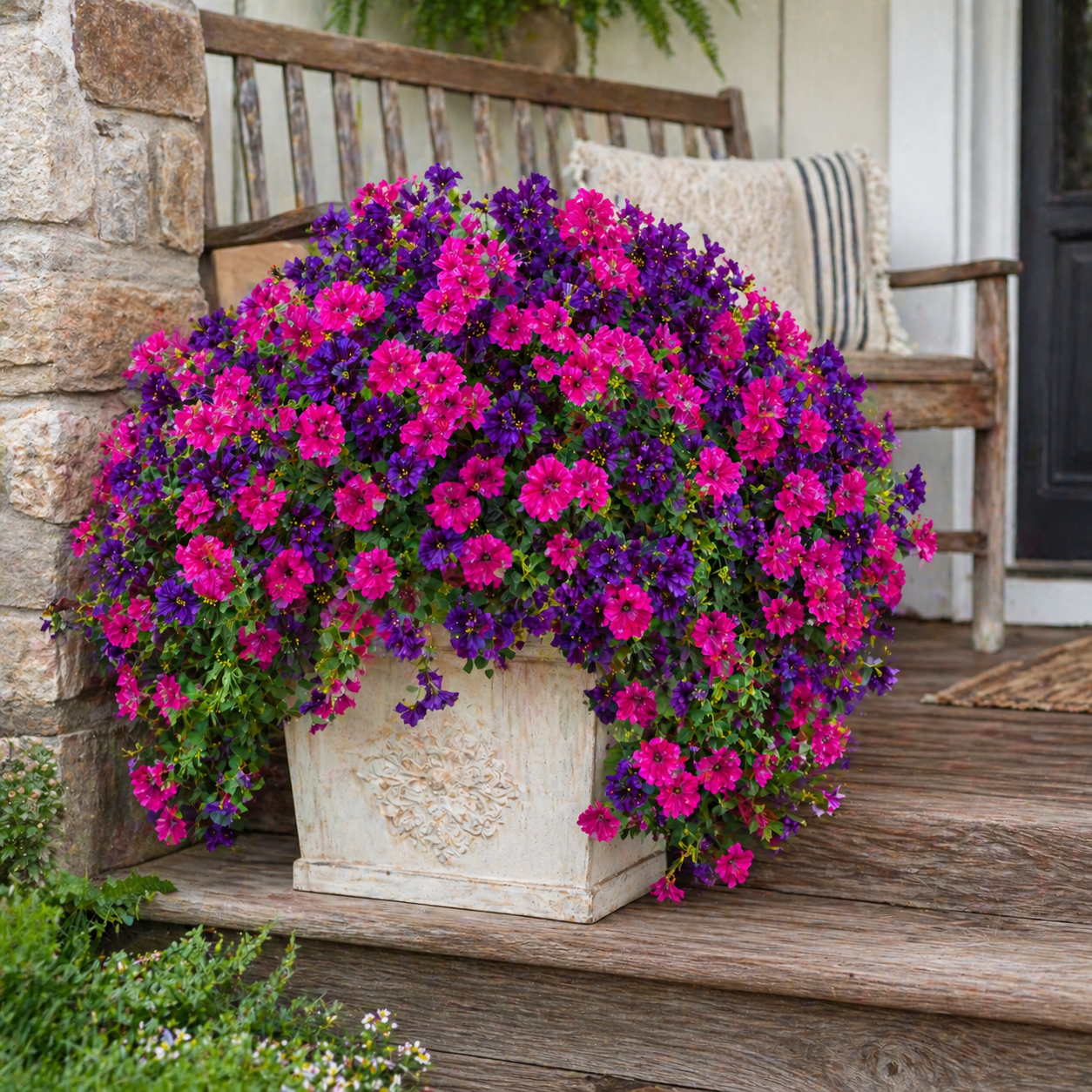 💥Last Day Only $5.98🌺UV Resistant Hanging Artificial Morning Glory Vine 💖