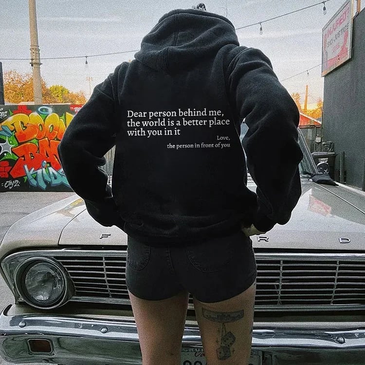 🔥LAST WEEK SALE 49% OFF✨'Dear Person Behind Me' Sweatshirt🥳