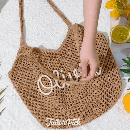 Personalized beach tote bags