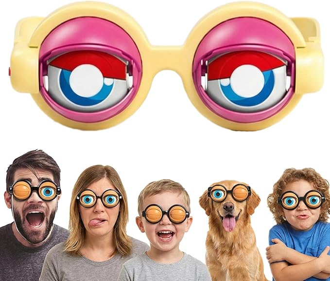 👀Novelty Funny Glasses with Winking Eye Mechanism