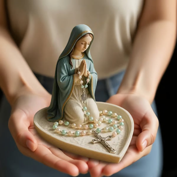 🔥Virgin Mary Rosary Holder (Necklace not included) - ⌛Limited Handmade Series