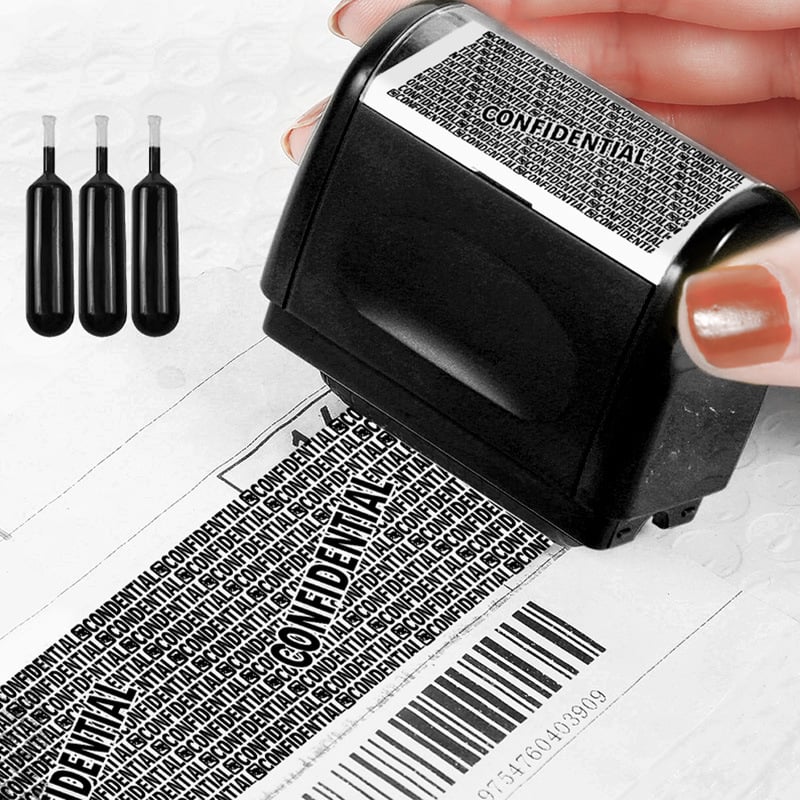 🔥Privacy Protection Security Roller Stamp — Address & Billing Info Blocker