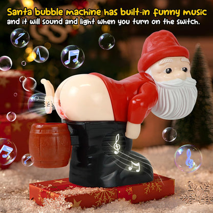 🎅Bubble Blowing Santa With Music & Flashing Lights🫧