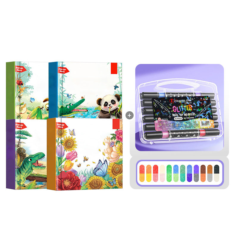 ✨【Kids' Animal-Themed Pop-Up Books】✨