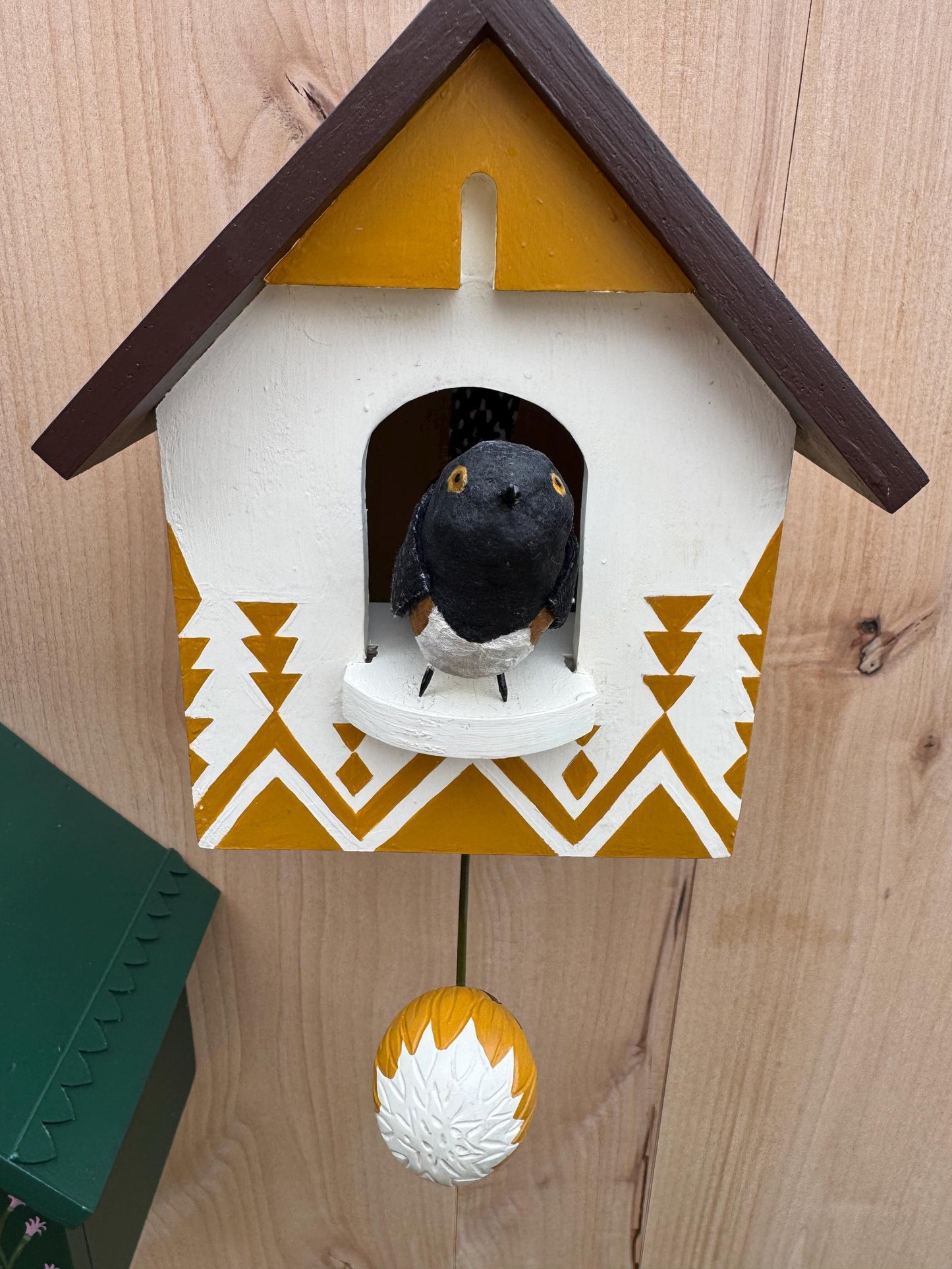 🔥🦉Whimsical Kinetic Art Birdhouse Wall Decor (🔥Same as in the video)