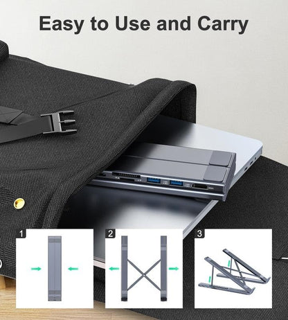 ⚡Hot Sales 49% OFF🔥 8-in-1 USB-C Laptop Stand,Best Gifts💻