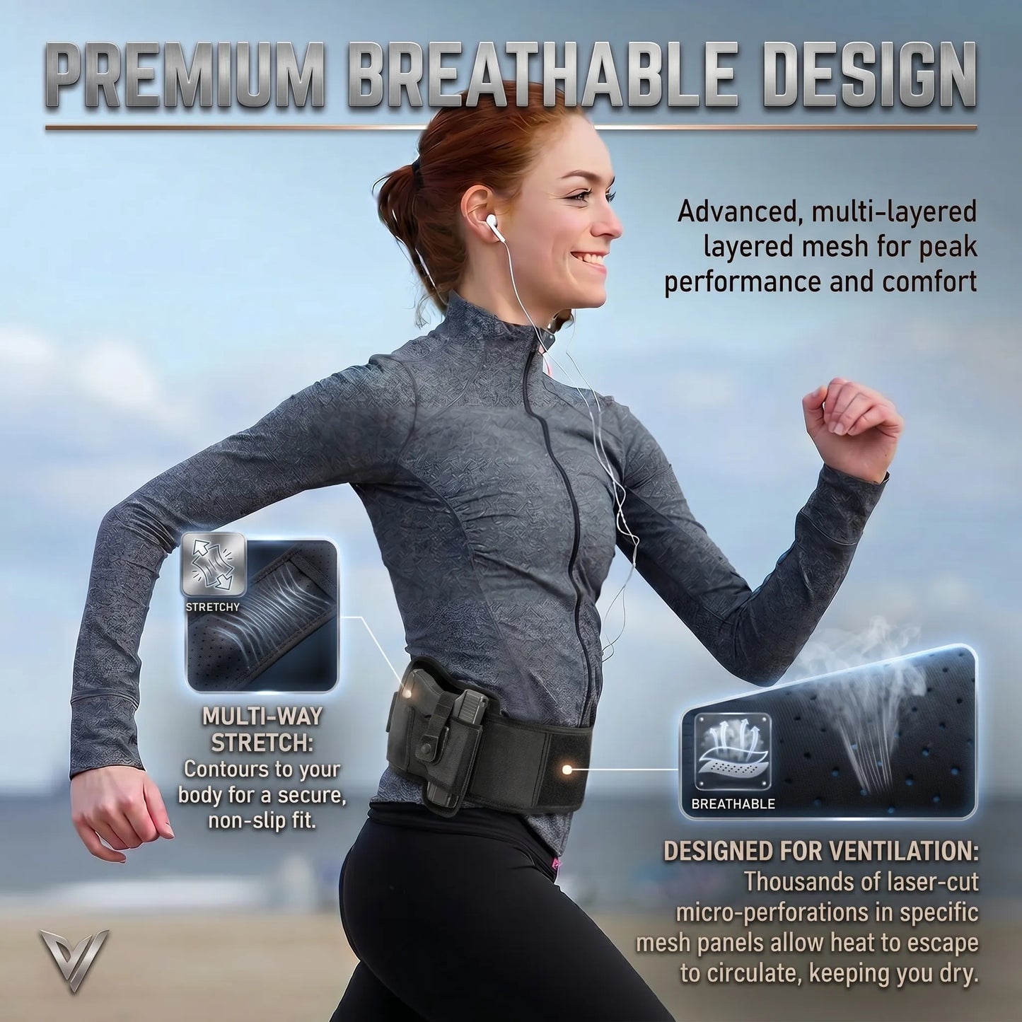 Concealed Carry Belly Band Holster – Secure, Comfortable & No-Print Design