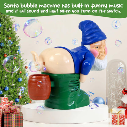 🎅Bubble Blowing Santa With Music & Flashing Lights🫧