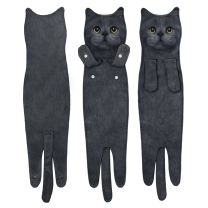 🎁 Early Christmas Sale — Up to 49% OFF! 🎅 Funny Cat Hand Towels