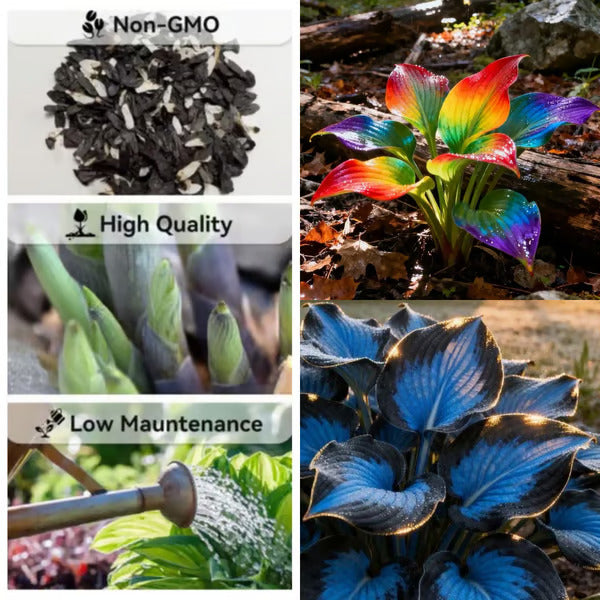 🌈 Rainbow+Midnight Blue (400 Seeds)