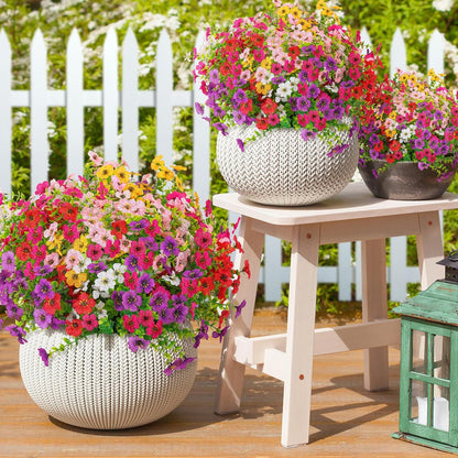 💐Buy More Save More! Artificial Violet Silk Flowers – 6 Colors, Perfect for Home & Wedding Decor