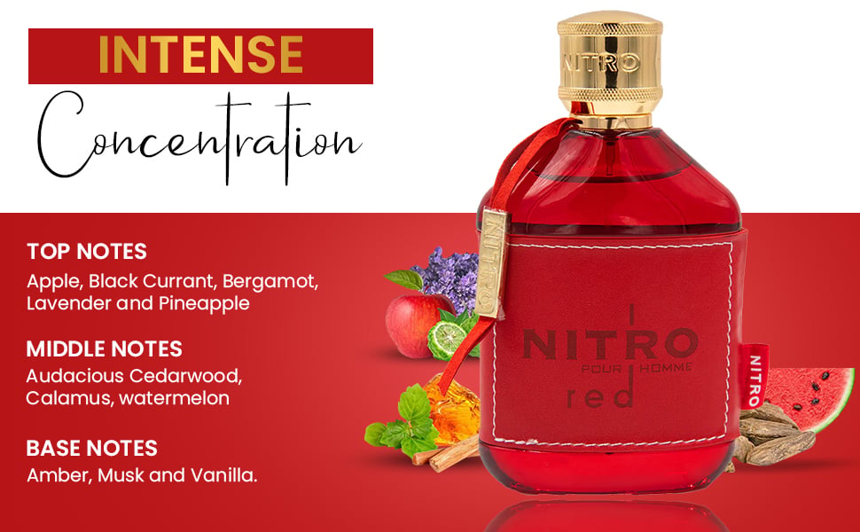 🎁Last Day Promotion 49% OFF-Dumont Nitro Red For Men 3.4 Oz Eau De Parfum Spray