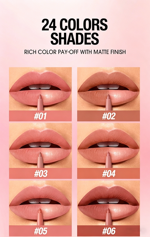 💜Waterproof Matte Lip Liner Set