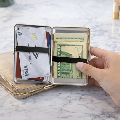 ❤️Vintage Art Deco Versatile Card & Cash Case With RFID Protection