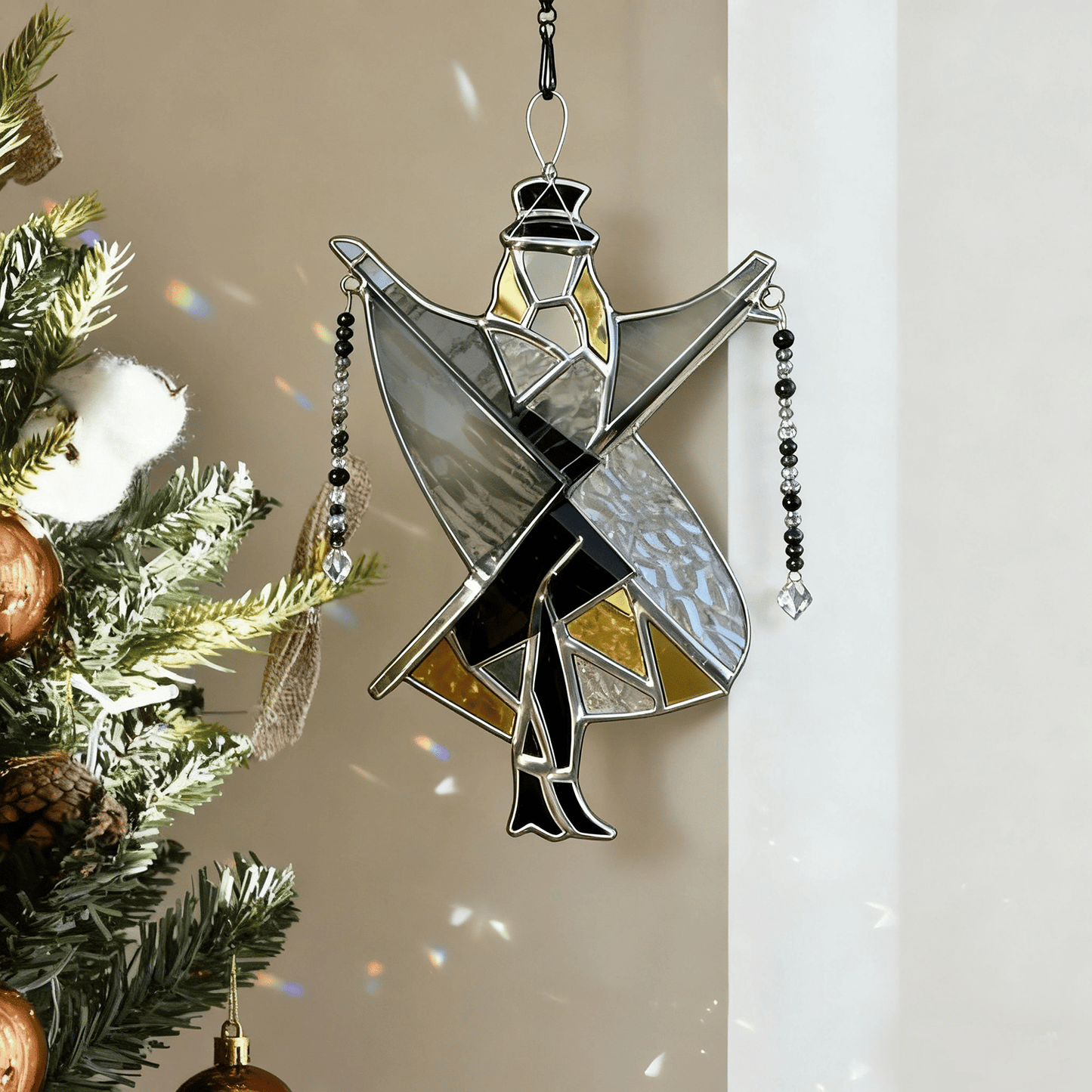 🔥LAST DAY 49% OFF -💃🤘 Handmade Stained Glass Spinner