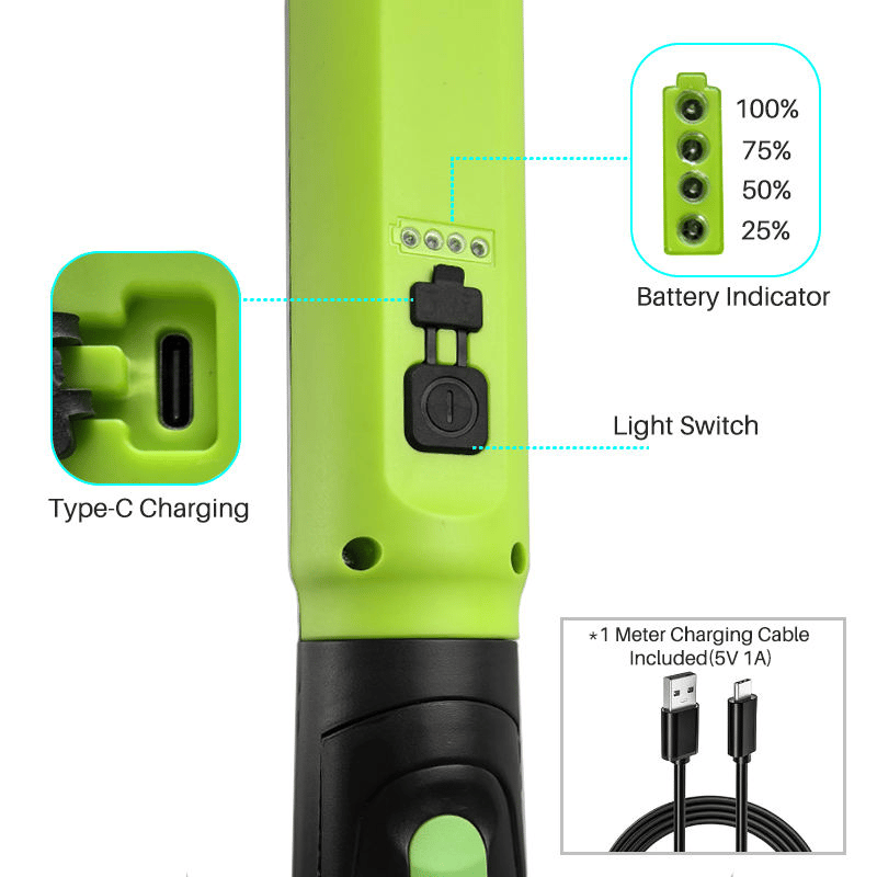 🔥Hot Sale🌟🔦3000 Lumens Rechargeable Work Light — Bright, Tough & Built for Every Job💡