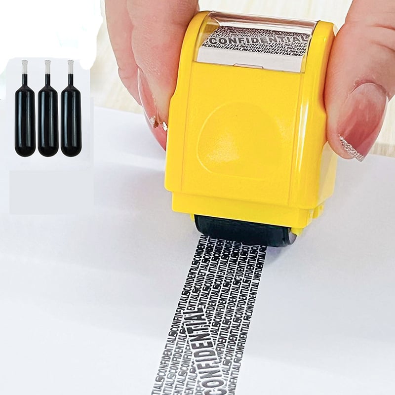 🔥Privacy Protection Security Roller Stamp — Address & Billing Info Blocker