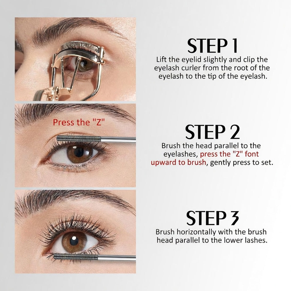 Felvaris®Waterproof Fibre Mascara  – Volume & Length without Clumping for Dramatic Moments