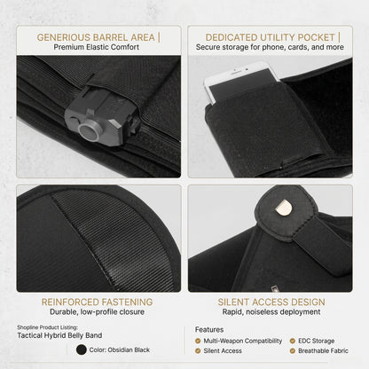 Concealed Carry Belly Band Holster – Secure, Comfortable & No-Print Design
