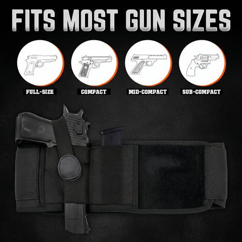 Concealed Carry Belly Band Holster – Secure, Comfortable & No-Print Design