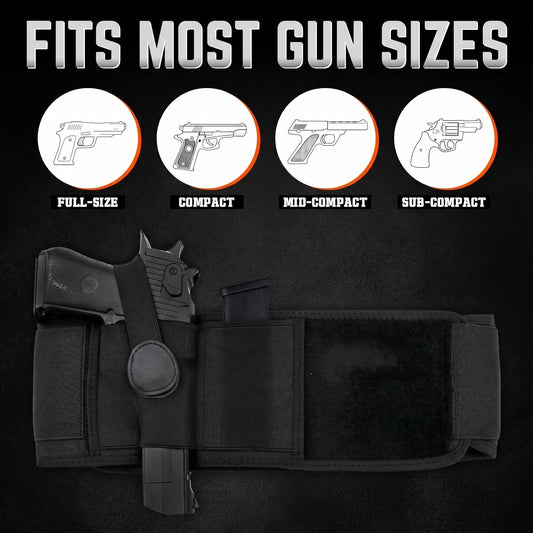Concealed Carry Belly Band Holster – Secure, Comfortable & No-Print Design