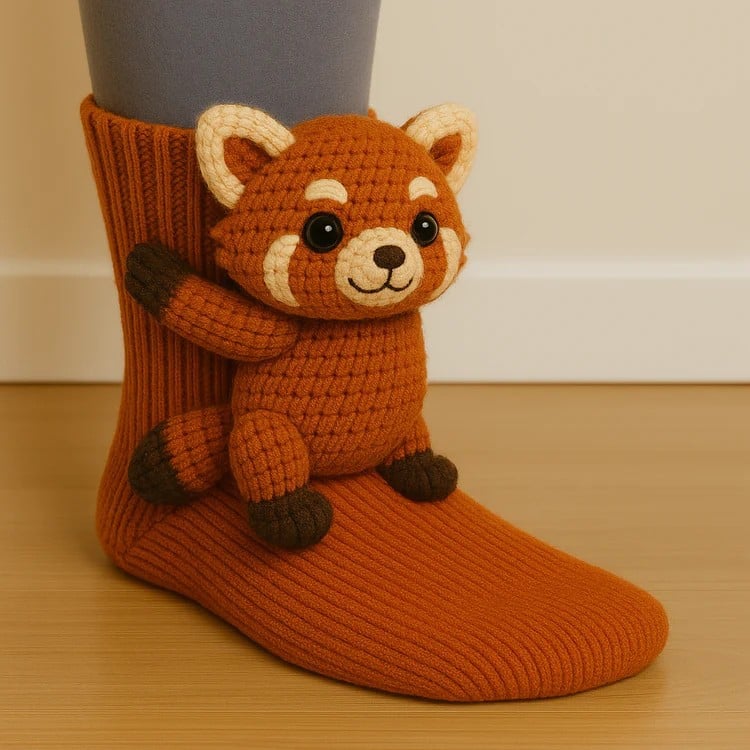 🎁 Last Day 50% OFF – Cozy 3D Knit Animal Socks, Cute & Comfy for You or a Lovely Gift 💝