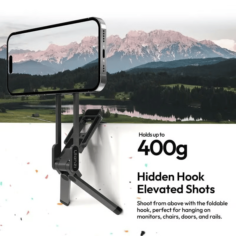 Magnetic Phone Tripod for iPhone, MA38 Portable Phone Holder Mini Tripod for Magsafe