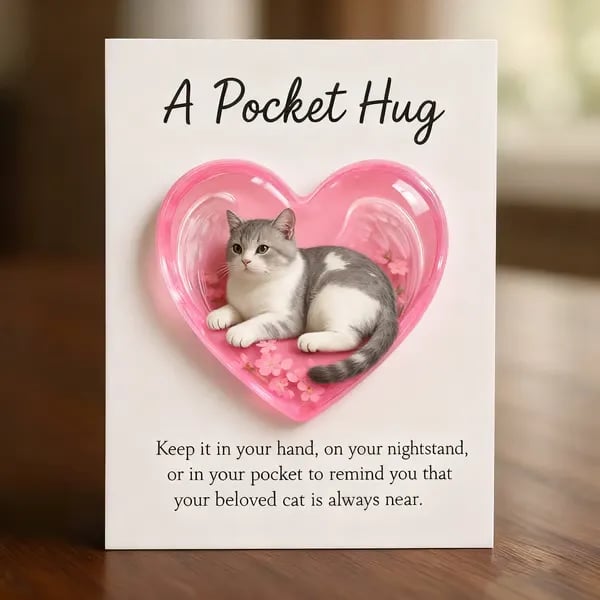 🎄Early Christmas Sale 49% OFF😺💖 Pocket Hug Cat Card--🎉Buy 2 VIP Shipping