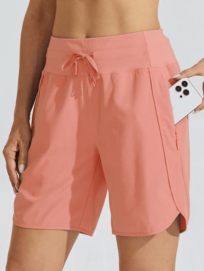 🔥New Arrival 50% OFF🔥Women's Active 7 Inseam Athletic Long Running High Wasistband Shorts