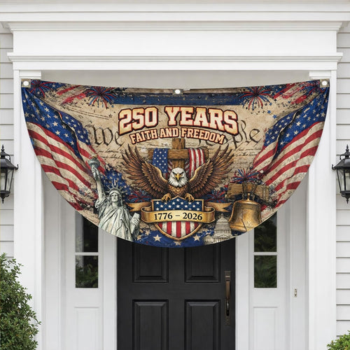 🎖️ Custom 250 Years of Freedom Flag | USA Patriotic Decor