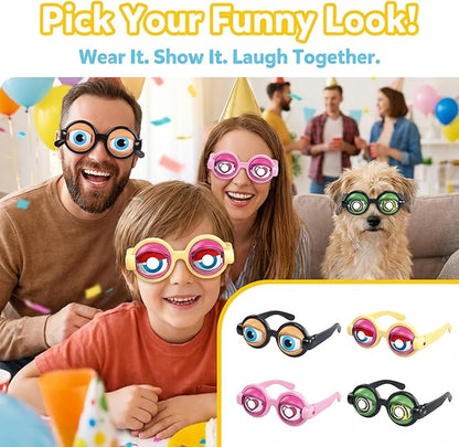 👀Novelty Funny Glasses with Winking Eye Mechanism