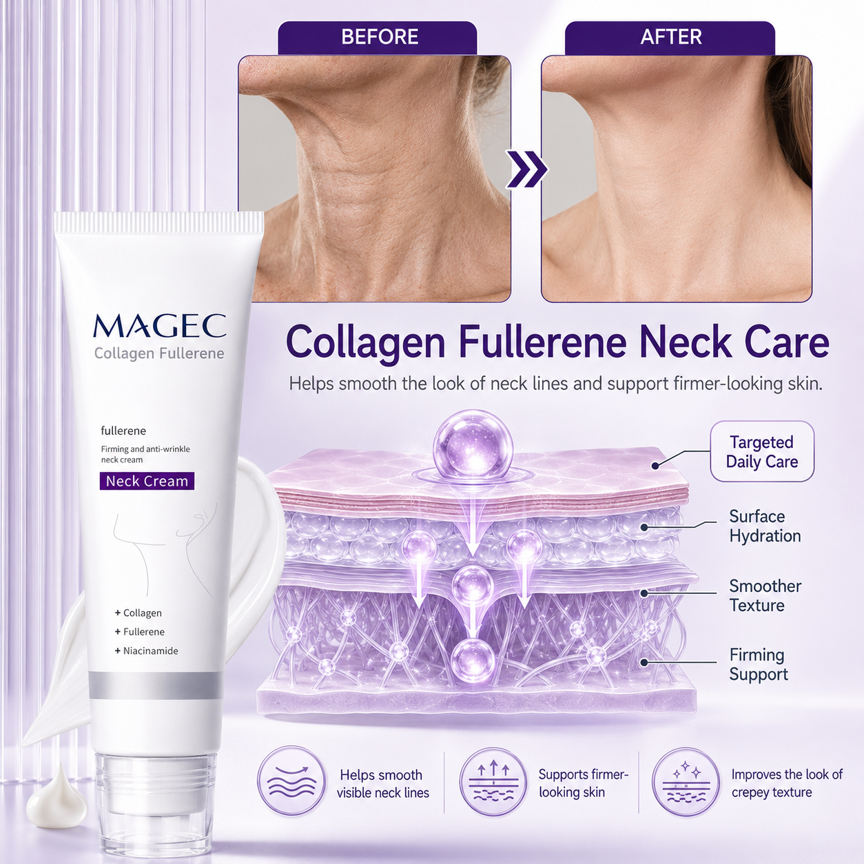 🧠👩‍🔬 MAGEC All-Over Firming Cream – Smooth, Tighten & Brighten the Face, Neck & Body – 70% OFF Today