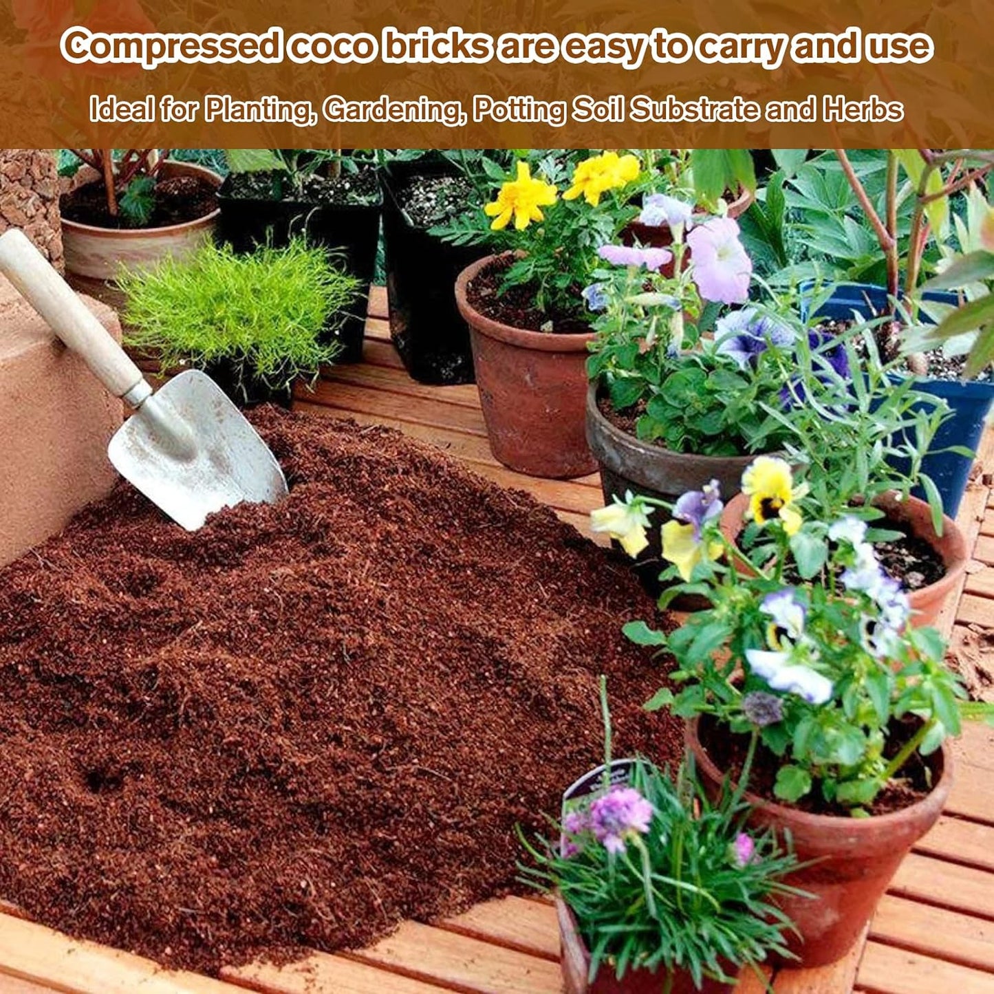 🔥Seasonal promotion- 49% OFF🔥-Premium Organic Coconut Coir Bricks for Plants(Collected from Pacific island countries)🥥