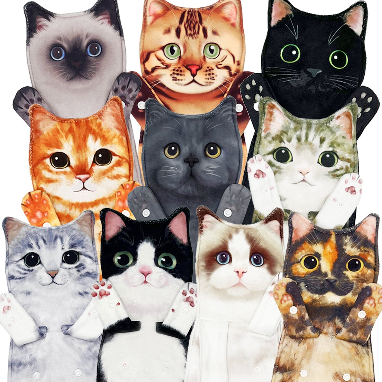 🎁 Early Christmas Sale — Up to 49% OFF! 🎅 Funny Cat Hand Towels