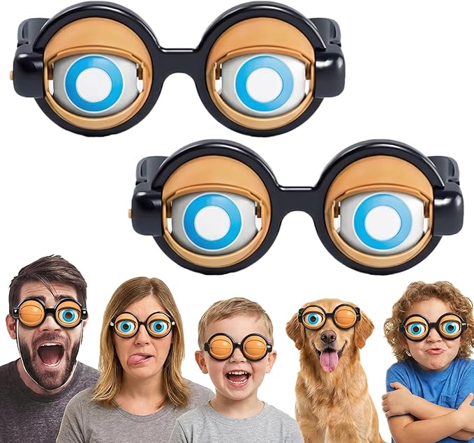 👀Novelty Funny Glasses with Winking Eye Mechanism
