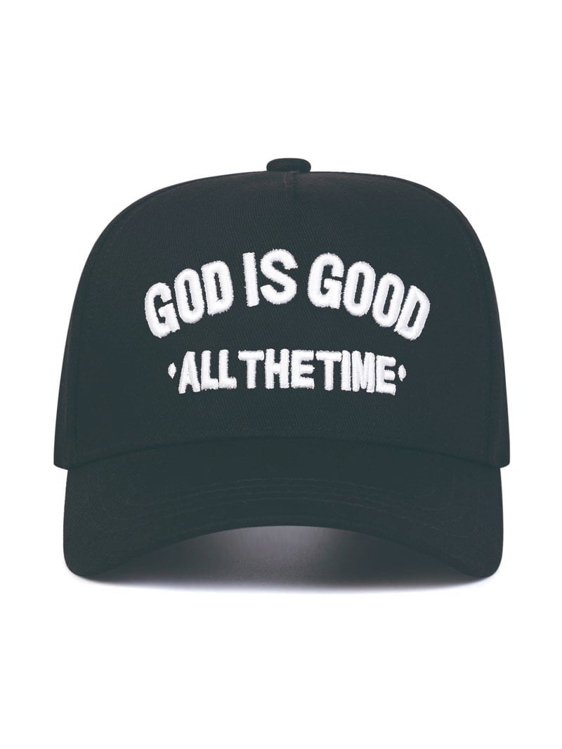 🔥Last Day 55% OFF - GOD IS GOOD ALL THE TIME Embroidered Trucker Hat