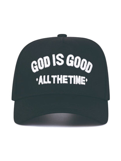 🔥Last Day 55% OFF - GOD IS GOOD ALL THE TIME Embroidered Trucker Hat