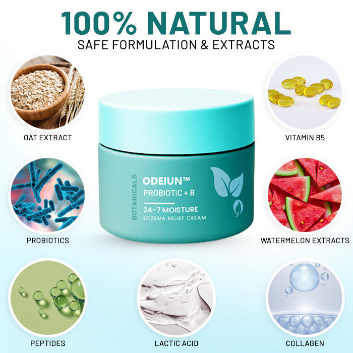 ODEIUN™ Probiotic + B 24-7 Moisture Eczema Relief Cream