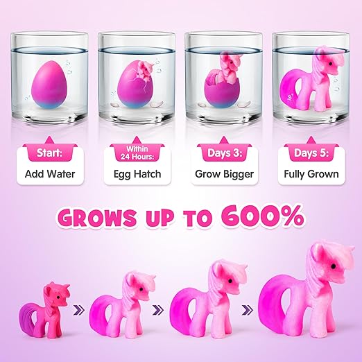 🔥Limited Time 49% Off✨6 Pack Hatching Growing Unicorn Eggs 🦄